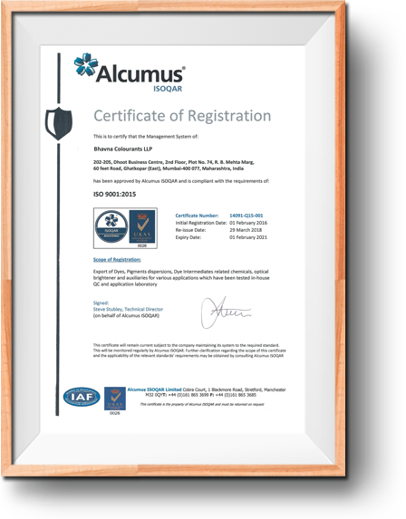 Certificates & Accreditations